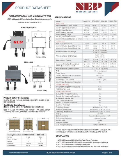 NEP BDM-800W