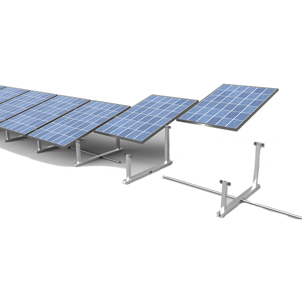 IntegraRack IR-30 Solar Panel Ground Mount | 30 Degree Angle | Aircraft Grade Aluminum
